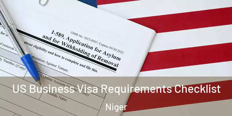  US Business Visa Requirements Checklist Niger